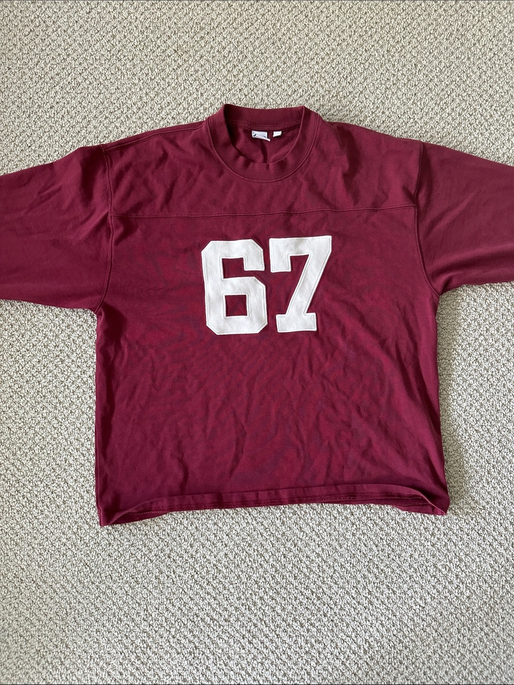 Burgundy TNA Cotton Longsleeve